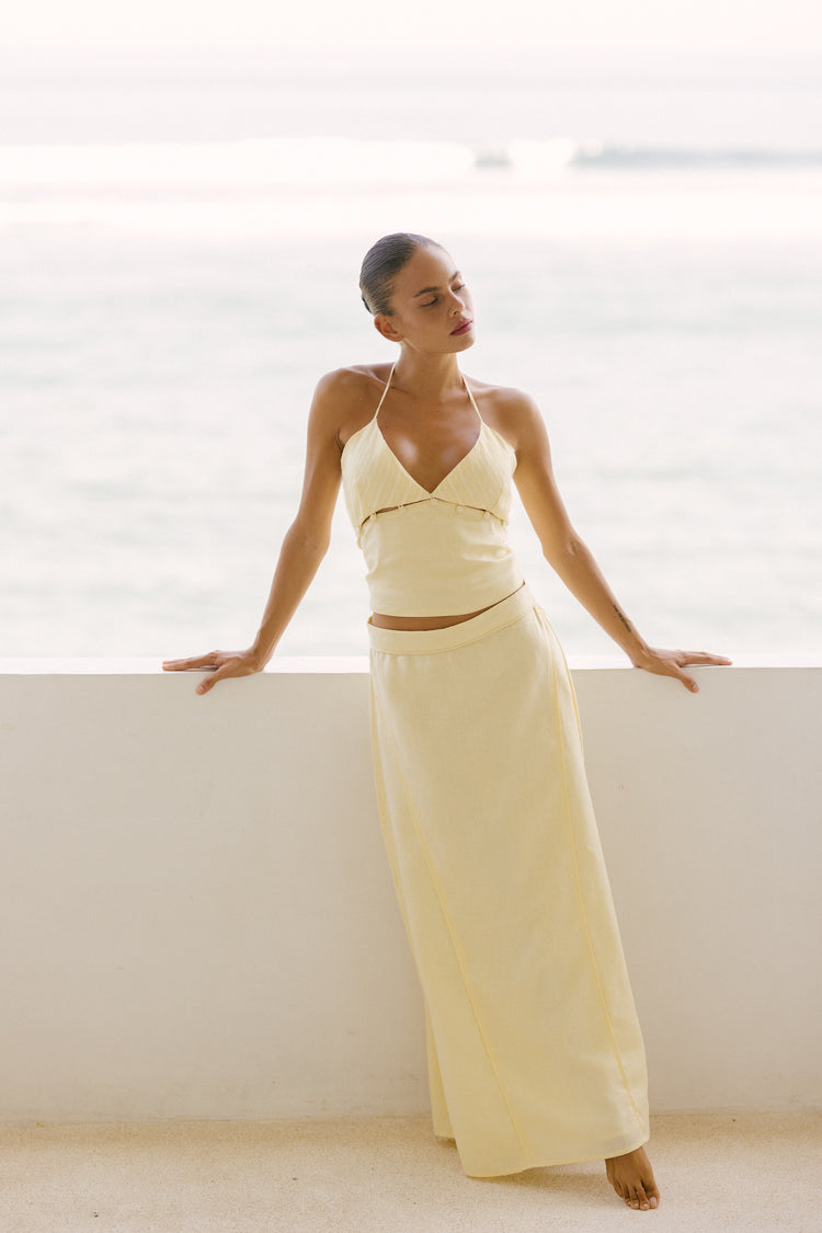 eisha maxi dress SNDYS Eisha Maxi Dress in Black
